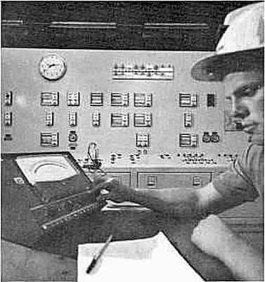 Richard VanderValk at his controls